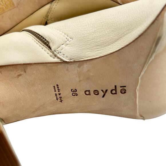 Aeyde Women's Smooth Leather Side Zip Ankle Boots Size EU 36 - US 5.5-6 - Picture 13 of 13